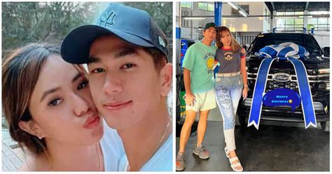 Nikko Natividad receives car from wife Cielo Mae Eusebio as .